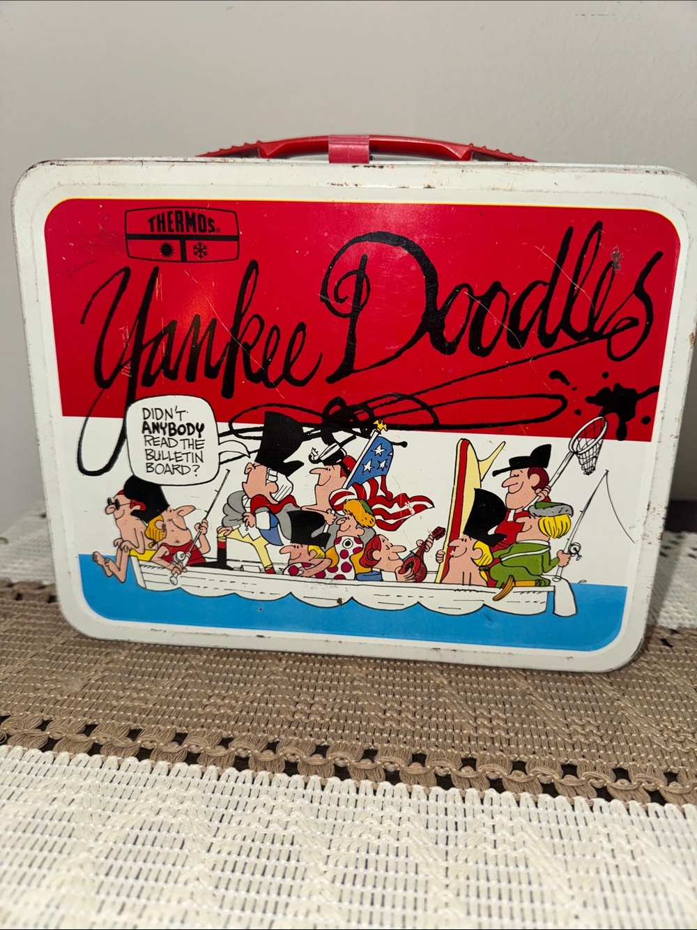 Yankee Doodles Vintage Metal 1975  Lunchbox